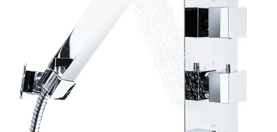 bateria prysznicowa srebrna