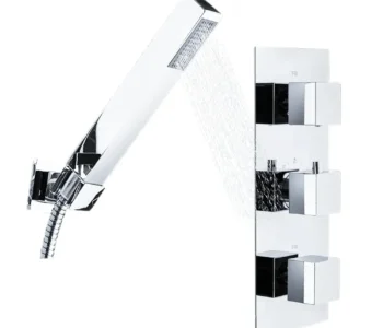 bateria prysznicowa srebrna